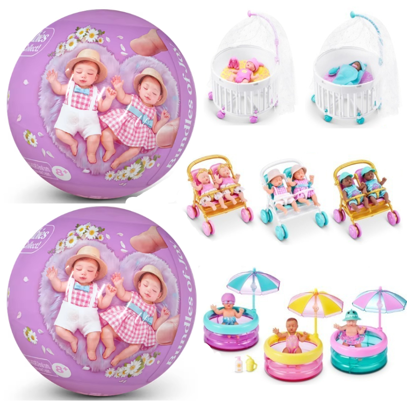 Baby Products Toys - Mini-Überraschungs-Babyball-Blindbox 5er-Pack Realistische Simulationspuppe Kinder Rollenspielzeug