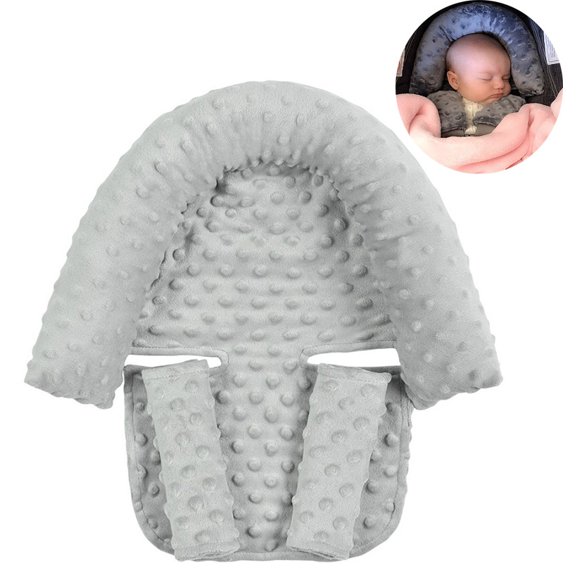 Infant Car Seat Cover - Baby-Kopf- und Nackenstützkissen mit Überzügen für
