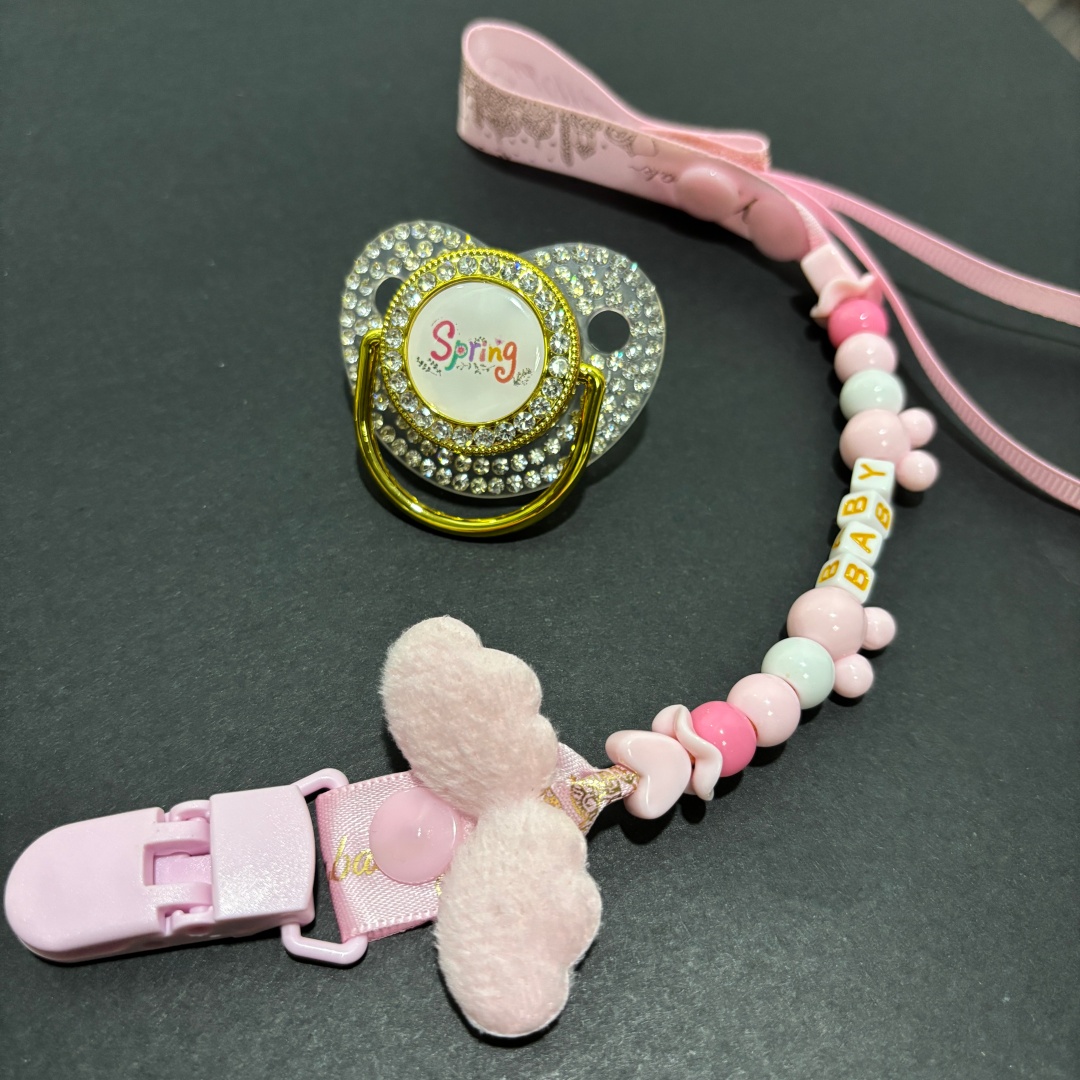 Baby Products Toys - Niedlicher Cartoon-Silikon-Schnuller für Neugeborene, beruhigendes Kauspielzeug