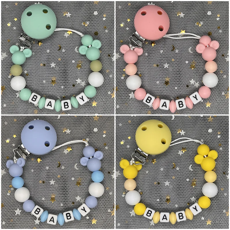 Zwitsal Baby Products - Personalisierter Schnullerclip mit Namen, Schnullerkette für