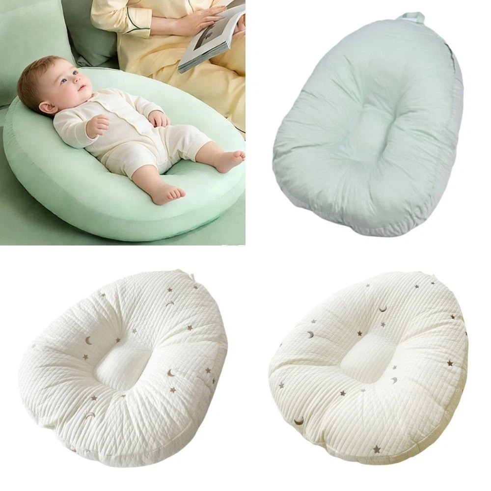Nursing Pillow Breastfeeding - Weiche Baby-Stillkissen Anti-Erstickungs-Baumwollkissen mit Neigung Komfortable
