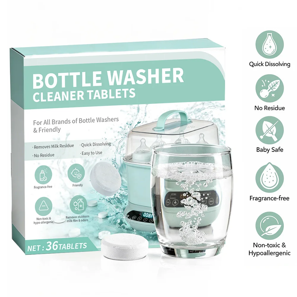 Zwitsal Baby Products - Entkalkungstabletten für Babyflaschen, Kalkentferner, Reinigungstabletten für