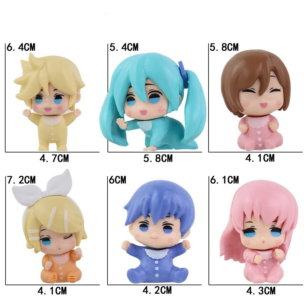 6 teile/satz Anime Hatsune Mik – Baby Q Products Bewertung und Preis