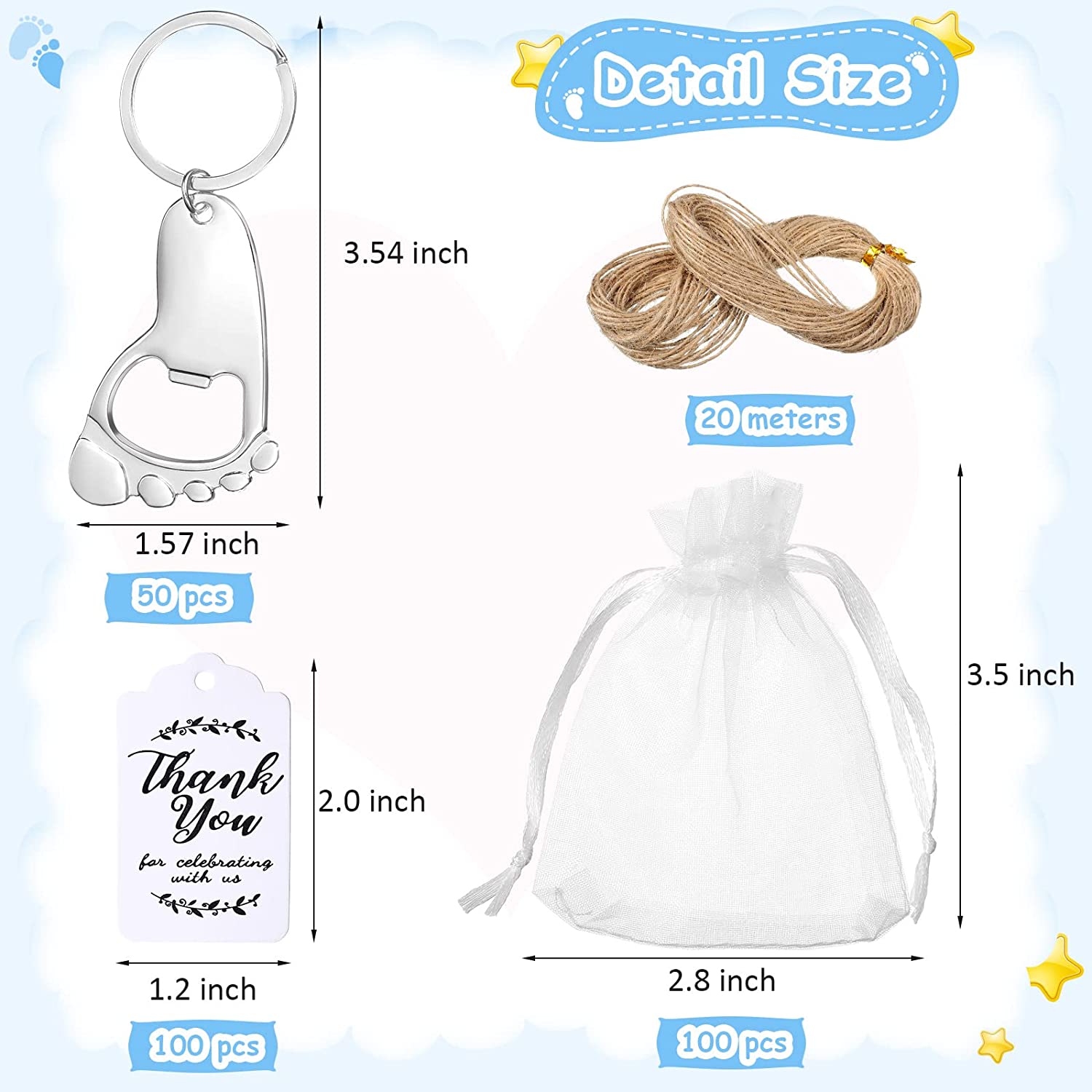 50-teiliges Baby-Fußabdruck Sc – Zwitsal Baby Products Bewertung und Preis